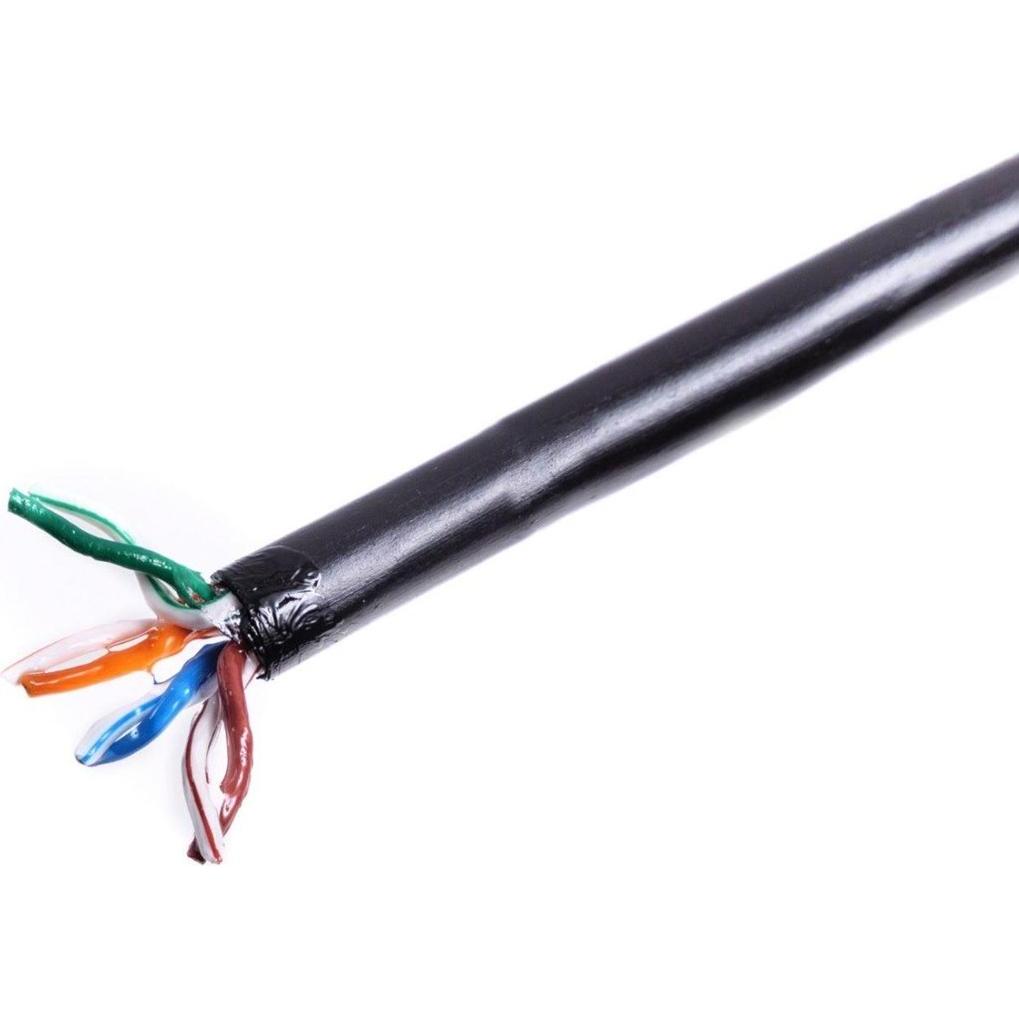 Digitus Outdoor-Teleinformatik-Installationskabel Gel Cat.5e, U (U/UTP, CAT5e, 100 m), Netzwerkkabel