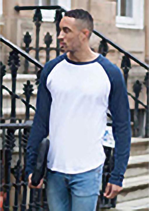 Image du produit Skinni Fit Skinnifit Raglan Baseball T-shirt manches longues (M)