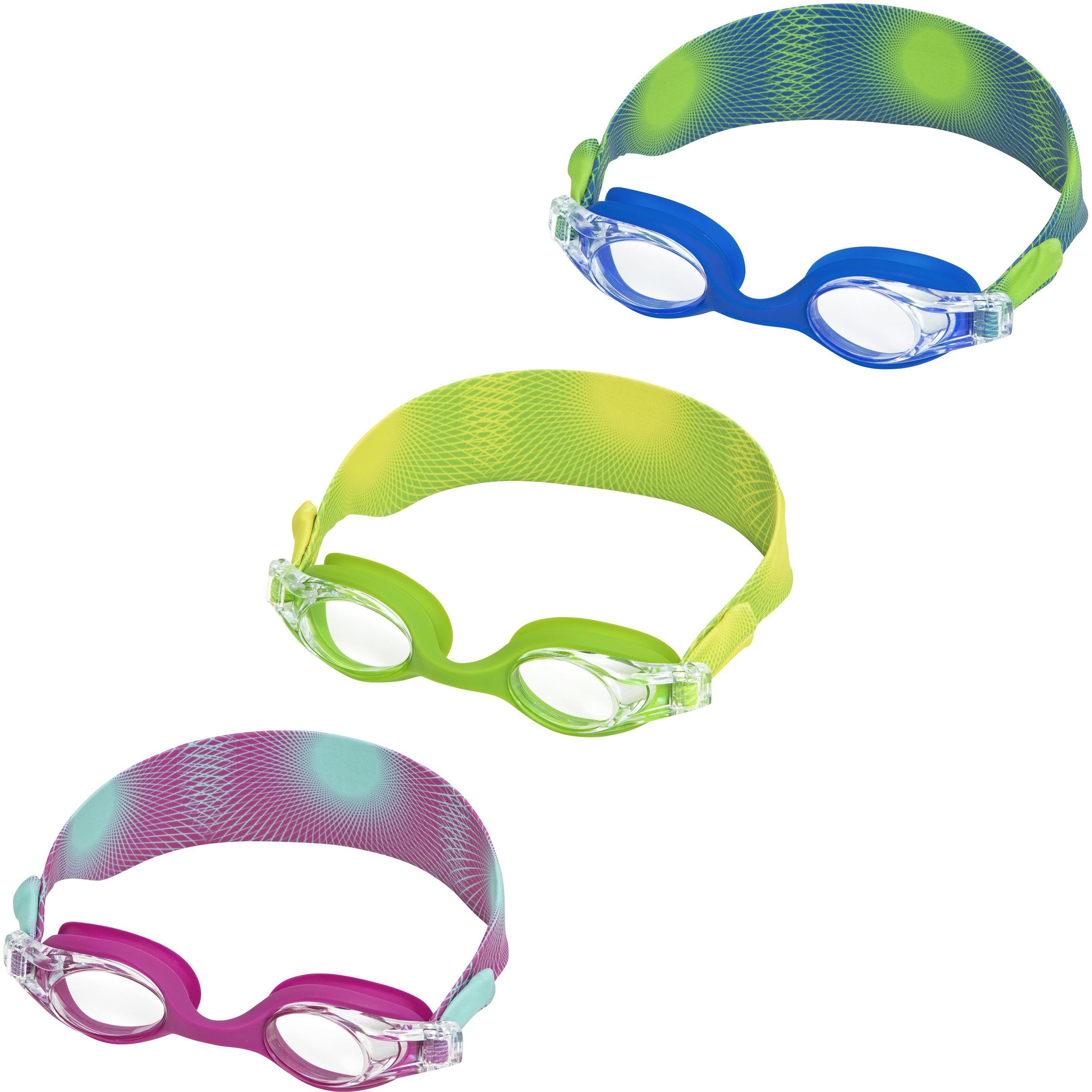 Bestway Uomo Multicolore/Blu/Verde Occhialini Da Nuoto