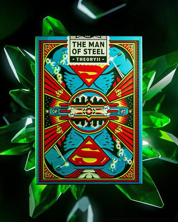 Actual product image Theory11 DC Comics playing cards Superman: The Man of Steel (English)