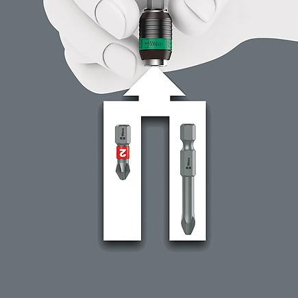 Produktbild Wera Bit-Set 14teilig Kraftform Kom (Innensechsrund TX)