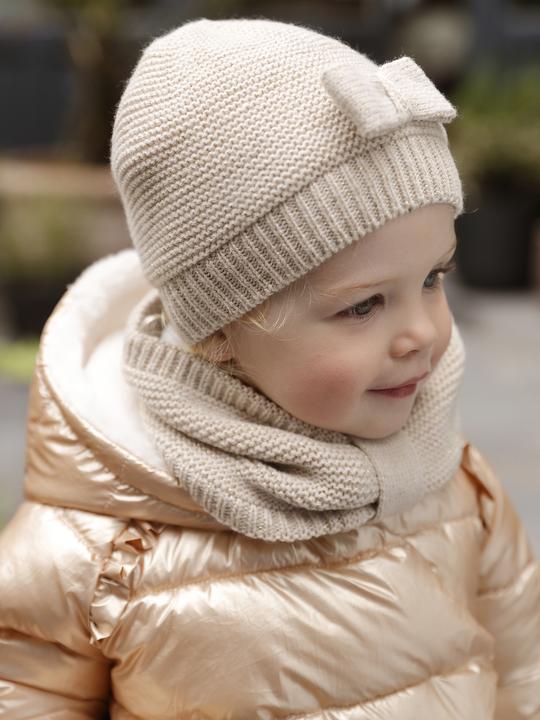 Immagine prodotto Vertbaudet Set da bambina: cappello, sciarpa rotonda e muffole (98, 86)