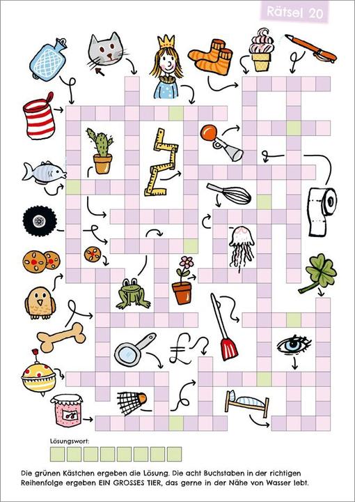 Produktbild Tessloff Kreuzworträtsel ab 7 Jahren (Deutsch, Die Rätselschmiede Christine Reguigne, Judith Drews, 2017)