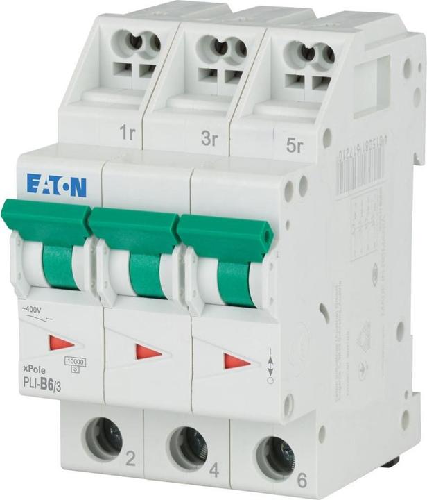 Produktbild Eaton MOE PLI-B6/3 LS-Schalter 6A 3p B-Char
