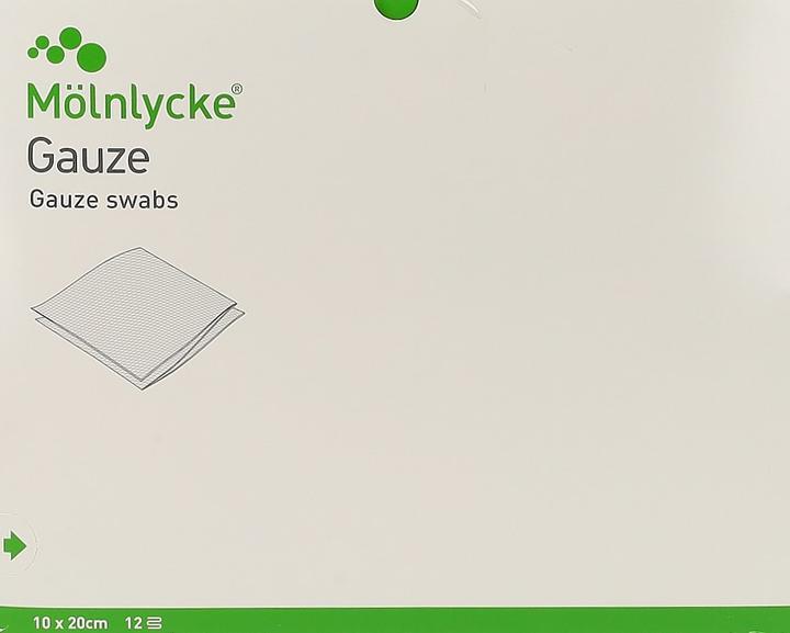 Actual product image Mölnlycke Gauze compresses 12 ply sterile