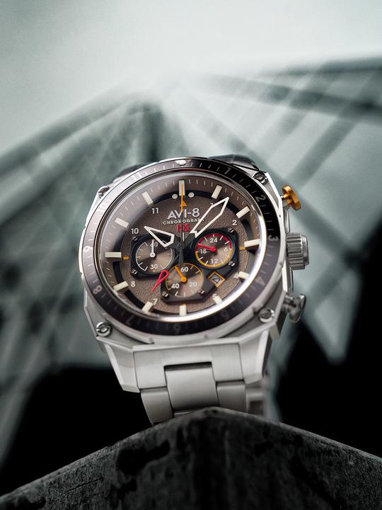 Immagine prodotto AVI-8 AV-4100-33 Hawker Hunter a tempo doppio (Cronografo)