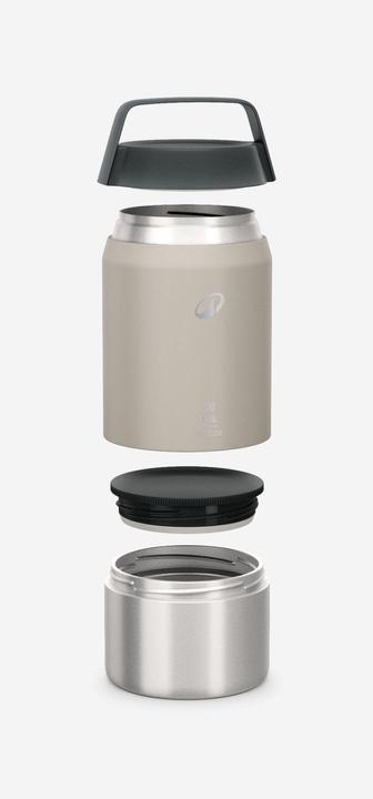 Immagine prodotto Quechua Lebensmitteldose Edelstahl Isolierend Camping Wandern Trekking - 900 1,2 L (1.20 l)