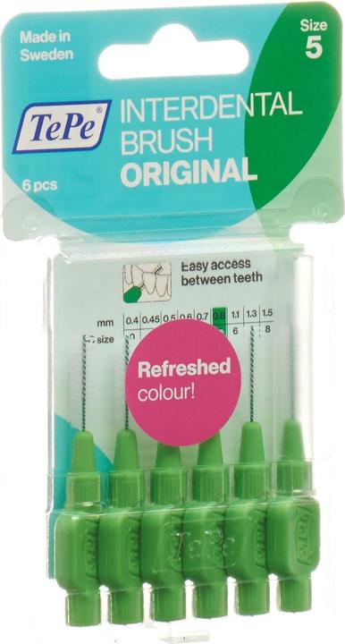 Actual product image TePe Original (6 x, 0.80 mm)