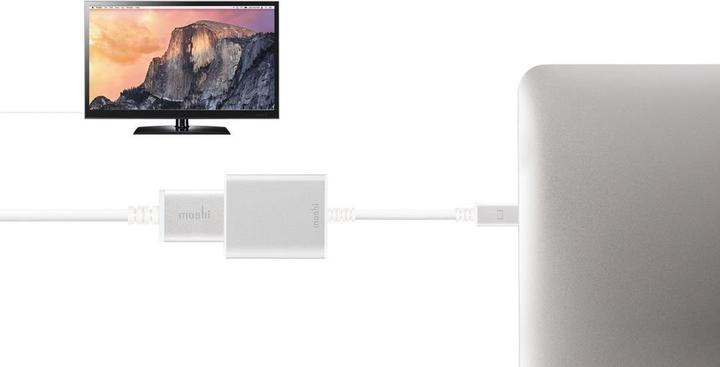 Actual product image Moshi Mini DisplayPort to (HDMI, 10 cm)