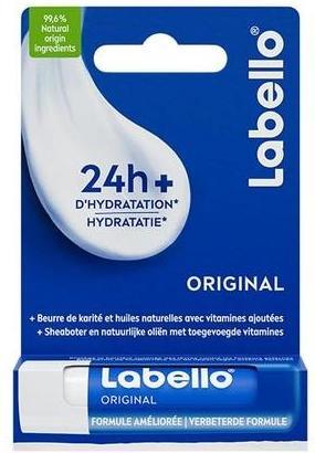 Actual product image LABELLO NIVEA Original Lip Balm 5.5ml Enriched with Natural Oils and Creamy Texture (Lip balm, 5.50 ml)