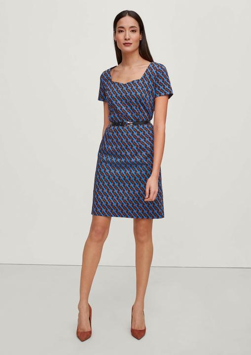 Produktbild Comma Kleid Kleid mit Carrée-Ausschnitt (36)