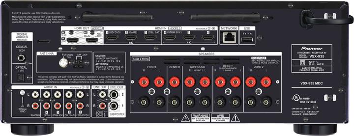 Actual product image Pioneer VSX-935 (7.2 channels, FM, DAB+)