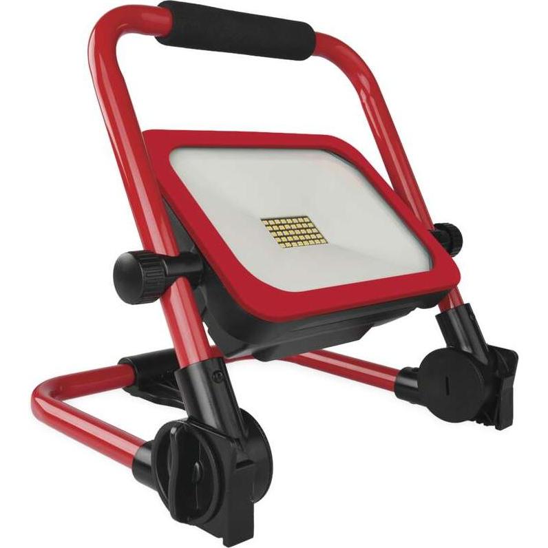 Emos, Illuminazione da lavoro, LED-Strahler ACCO, wiederaufladbar, tragbar, 30 W kaltweiss (3300 lm)