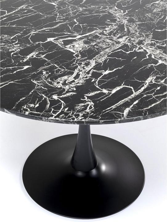 Image du produit Kare Design Table Veneto Marbre Noir Ø110cm