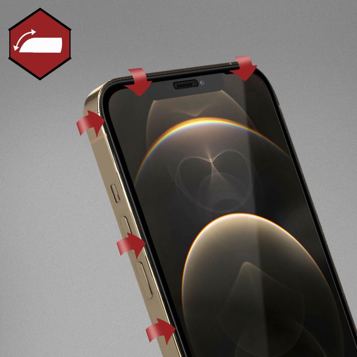 Actual product image 3MK Hardglass Max screen protector (1 pcs., Apple iPhone 12 Pro Max)