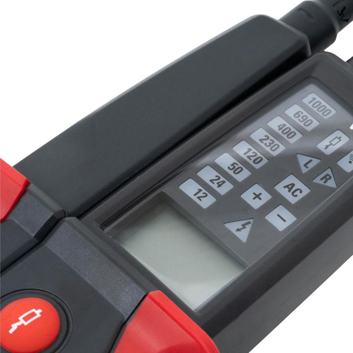 Produktbild Stier Profi Spannungs- und Durchgangsprüfer 6V-1000V AC/DC 2polig CAT III 1000V CAT IV 600V (CAT III 1000V, CAT IV 600V, Spannungsprüfer)