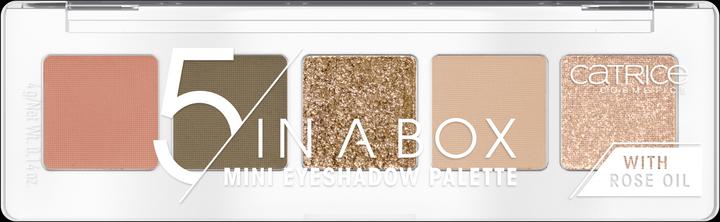 Actual product image Catrice 5 In A Box Mini Eyeshadow Palette (Elegant khaki look)
