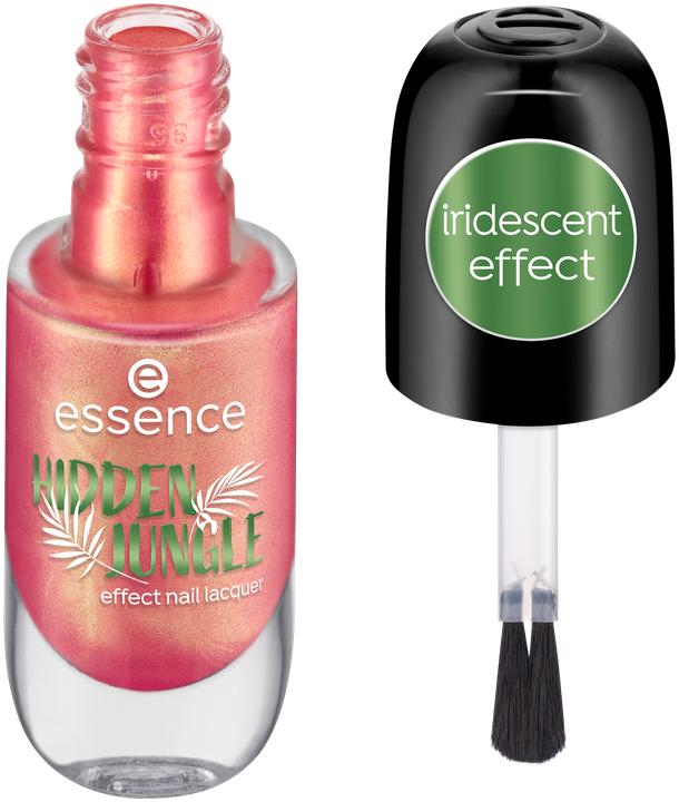 Produktbild essence HIDDEN JUNGLE effect nail lacquer (03 Golden Hour, Gel-Effekt Nagellack)