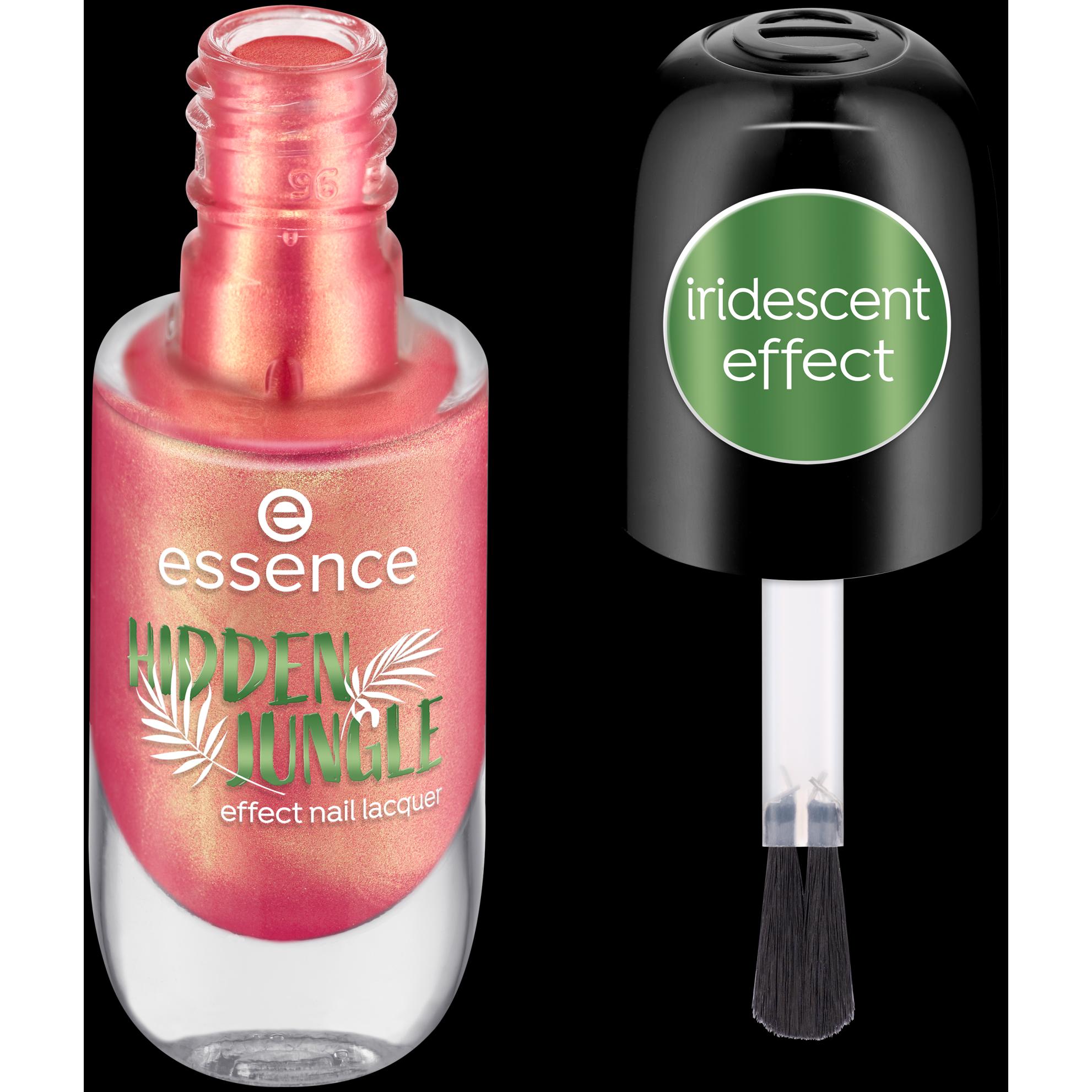 Thumbnail - essence, Nagellack, HIDDEN JUNGLE effect nail lacquer (03 Golden Hour, Gel-Effekt Nagellack)