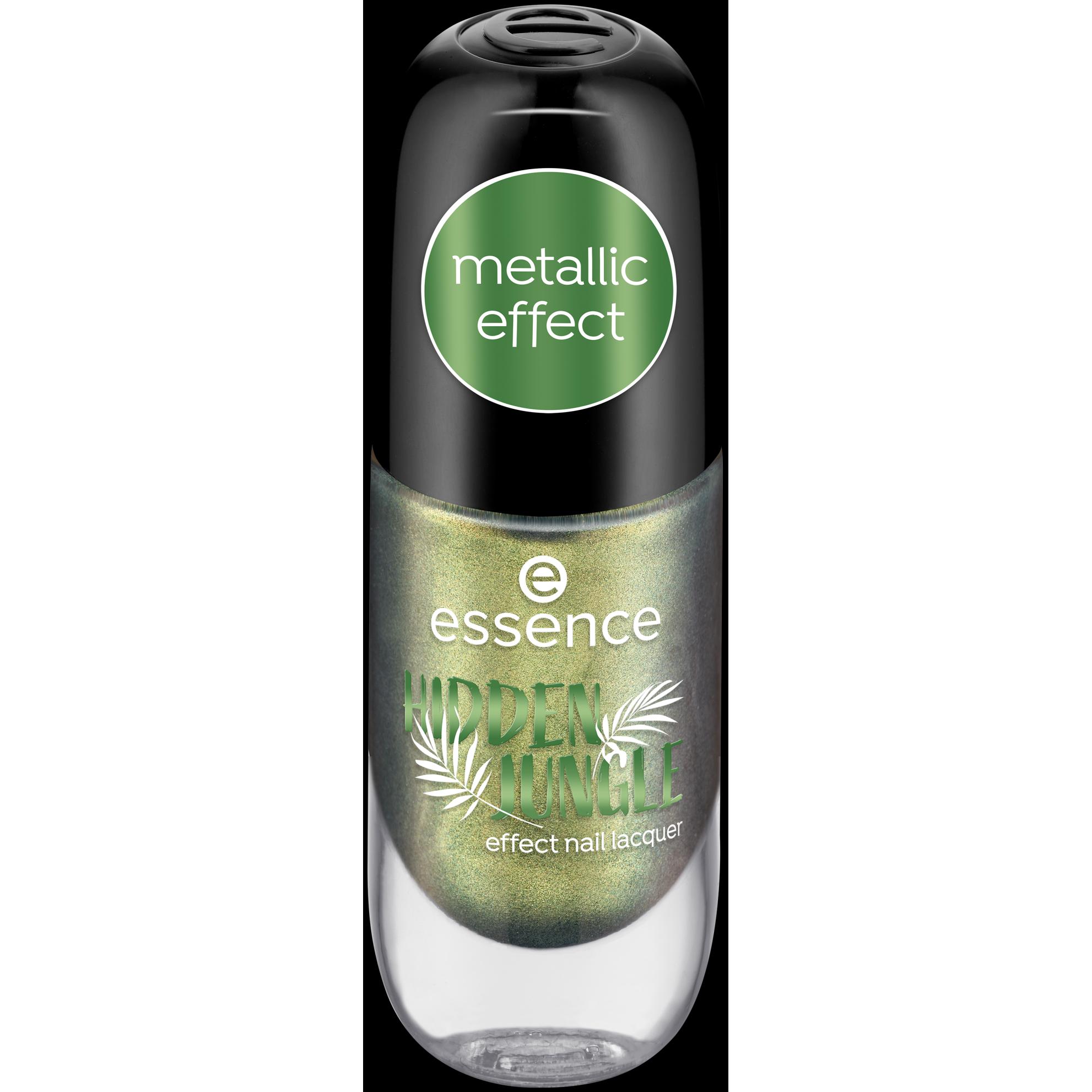 Thumbnail - essence, Nagellack, HIDDEN JUNGLE effect nail lacquer (06 Magical Emerald, Gel-Effekt Nagellack)