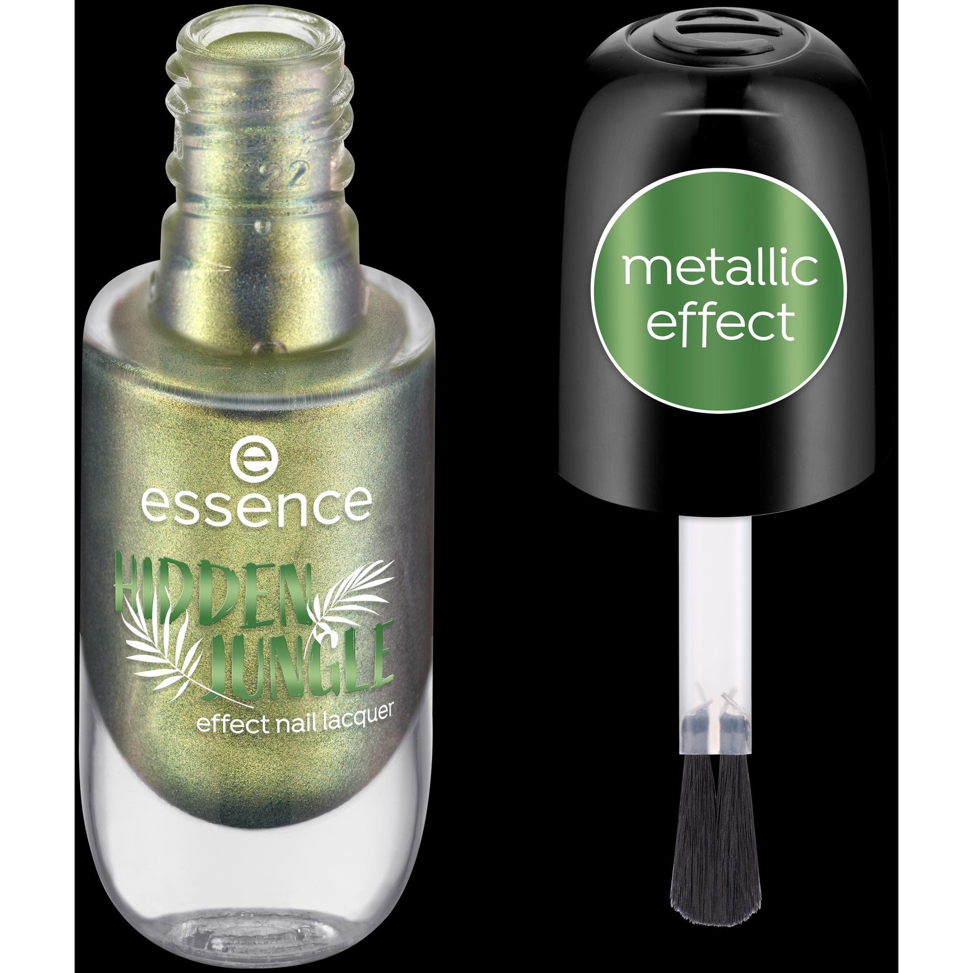 Thumbnail - essence, Nagellack, HIDDEN JUNGLE effect nail lacquer (06 Magical Emerald, Gel-Effekt Nagellack)