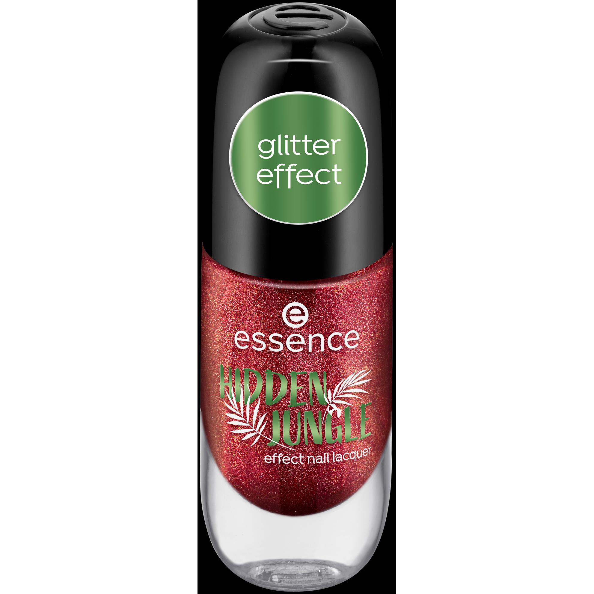 essence, Nagellack, HIDDEN JUNGLE effect nail lacquer (05 Forbidden Berry, Gel-Effekt Nagellack)