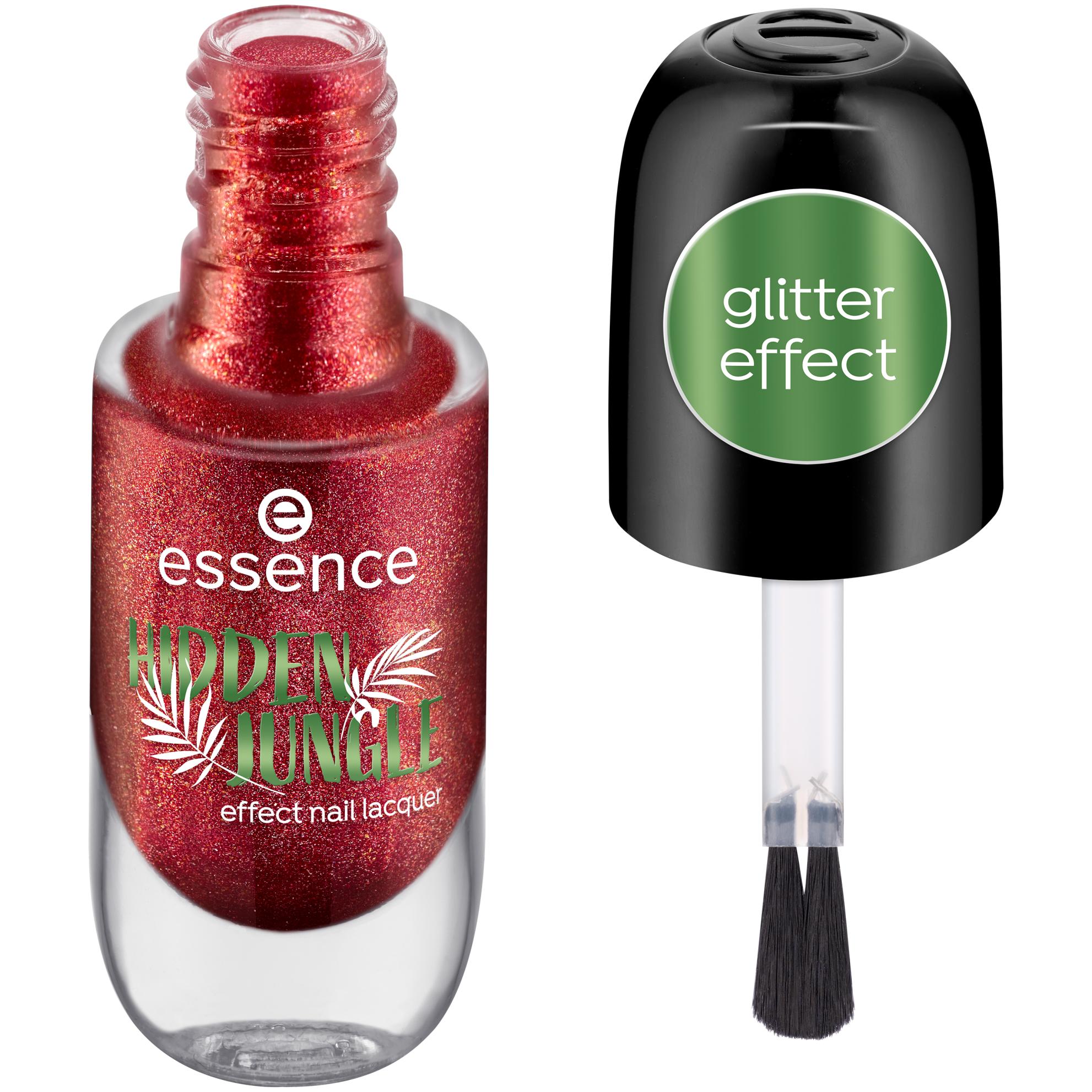 Thumbnail - essence, Nagellack, HIDDEN JUNGLE effect nail lacquer (05 Forbidden Berry, Gel-Effekt Nagellack)
