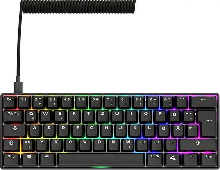 Produktbild Sharkoon SGK50 S4 Gen2 PBT bk Gateron GPRO yellow DE (DE)