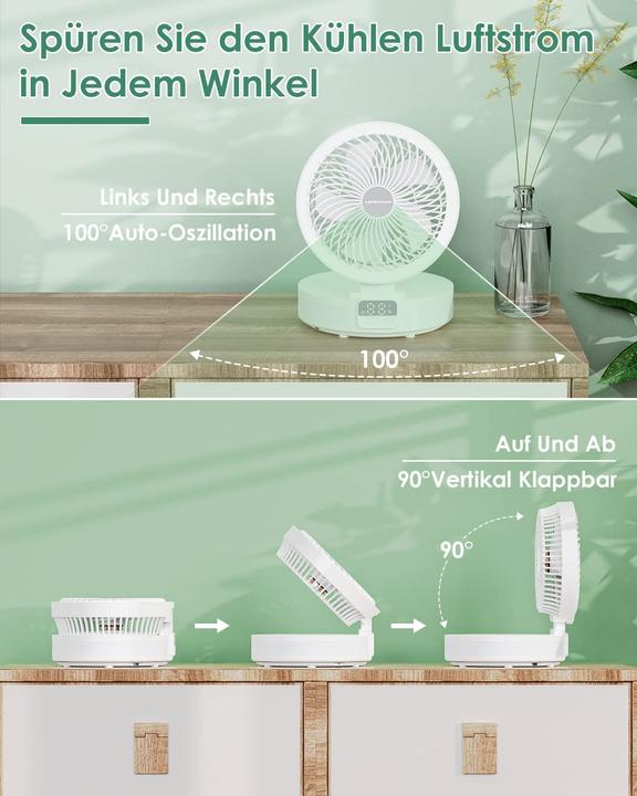 Actual product image Lipontan Foldable table fan