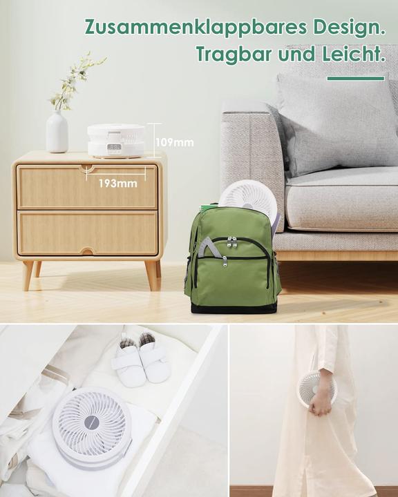 Actual product image Lipontan Foldable table fan