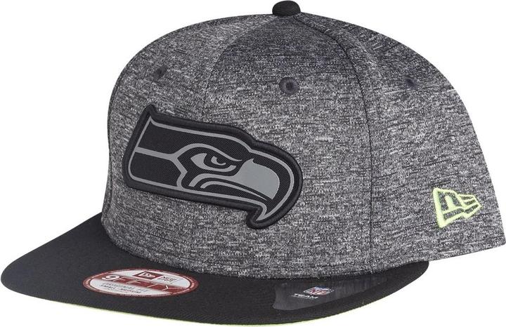Actual product image New Era 9Fifty Snapback Cap - GREY Seattle Seahawks - S/M (54, 55, 56, 57)