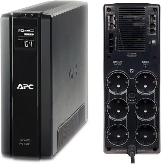 Image du produit APC Back-UPS PRO 1500 GR SchuKo - Onduleur (865 Watt) (1500 VA, 865 W, Line-interactive Onduleur)