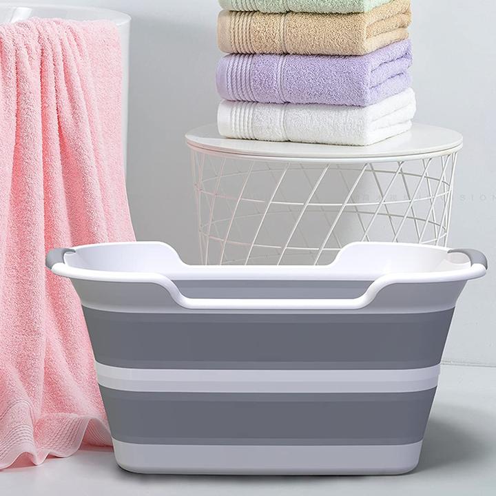 Image du produit DdLuck Baignoire pour animaux domestiques avec trou d'évacuation, pliable (Chien)