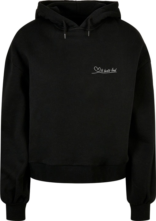 Merchcode Ladies It Beats Loud Organic Oversized Hoody - 113399