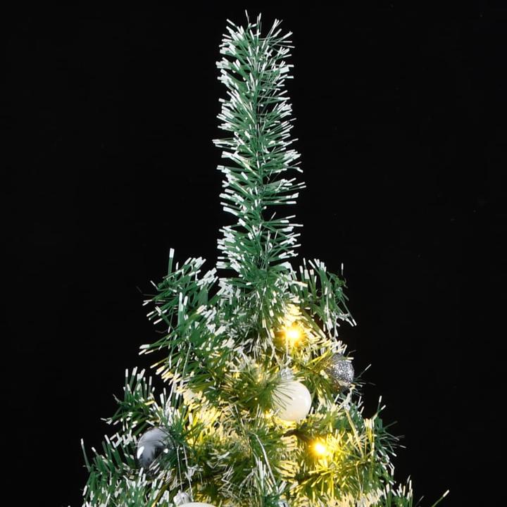 Image du produit VidaXL Sapin de Noël enneigé Illuminé LED Sapin de Noël Décoration 240cm (240 cm)