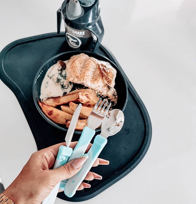 Actual product image Twistshake Click-Mat Mini + Plate