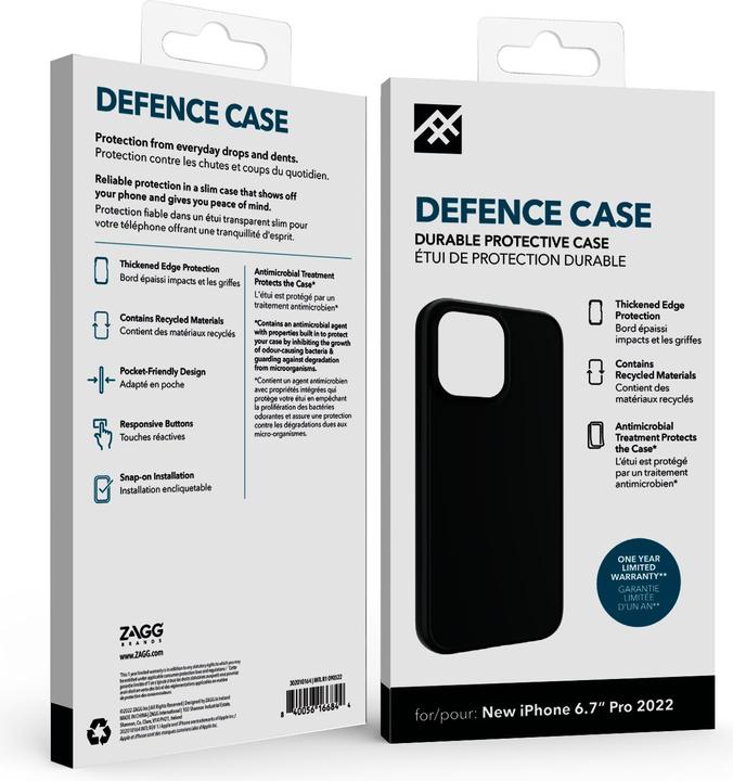 Energie-Label Zagg Ifrogz Cases Defence Ip Kirk (Apple iPhone 14 Pro Max)