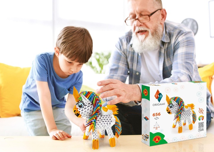 Produktbild Selecta Spielzeug ORIGAMI 3D - Einhorn, 656 Teile
