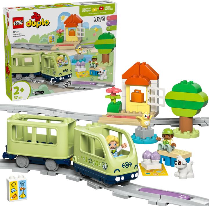 Produktbild LEGO Interaktive Abenteuer-Eisenbahn (10427)