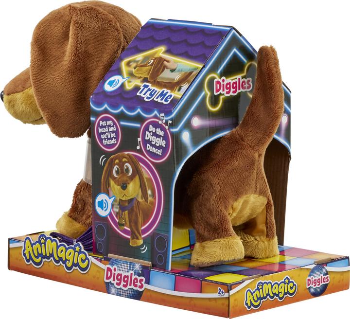 Goliath Toys Maskotka interaktywna animagic diggles (24 cm)