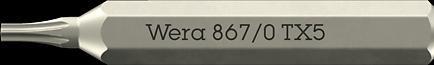 Productafbeelding Wera 867 Micro Bits TX 5 x 30mm