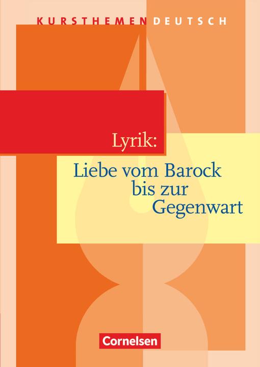 Produktbild Liebe vom Barock bis zur Gegenwart (Deutsch, Bernd Schurf, Dietrich Erlach, 2009)