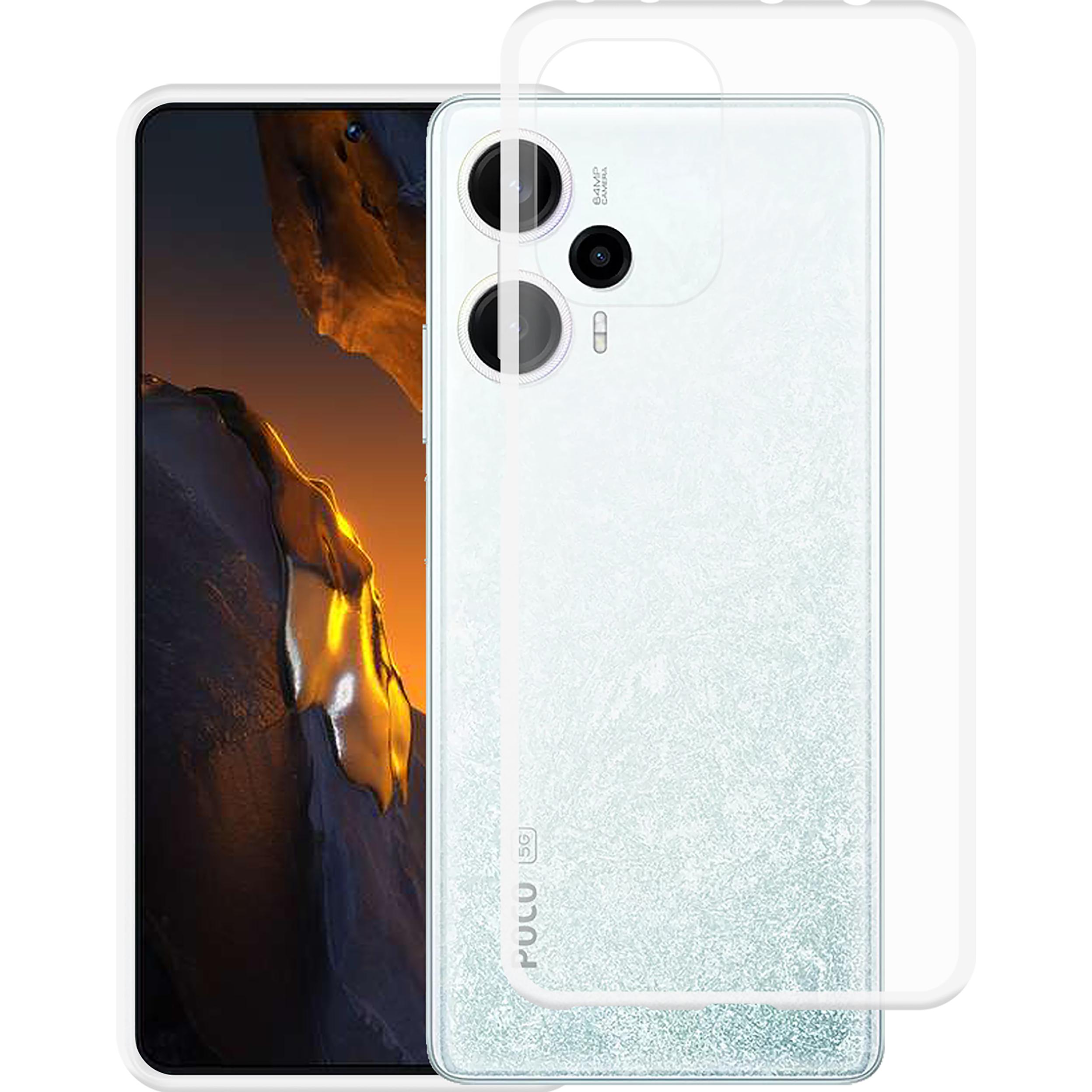 Thumbnail - Cazy Silikon Hülle Kompatibel mit Poco F5 - Soft TPU Schutz - Transparant (Xiaomi Poco F5), Smartphone Hülle, Transparen...