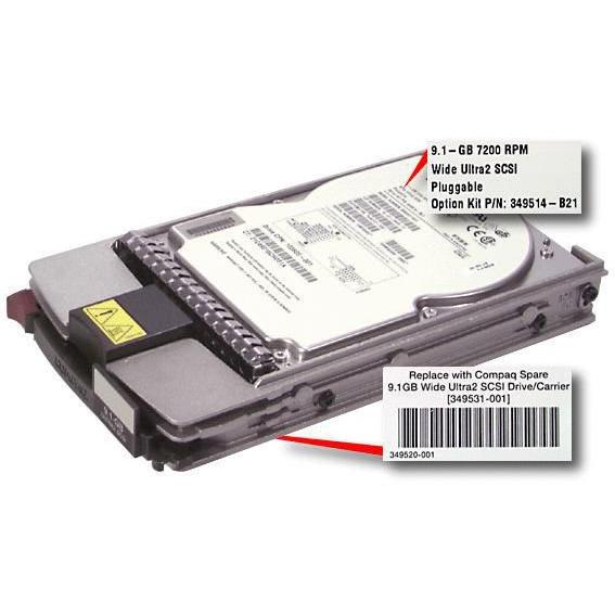 HPE DRIVE,HTPLG,9GB,WU2 SCA (0.01 TB, 3.5"), Festplatte