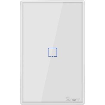 Sonoff, Lichtschalter + Storenschalter, T2US1C - 1-gang Wi-Fi Smart Wall Switch US - White