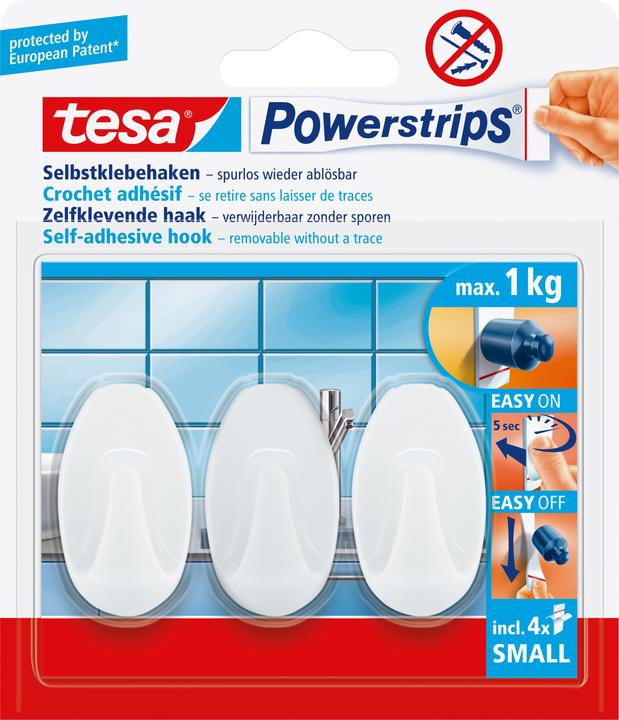 tesa Powerstrips Haken SMALL oval