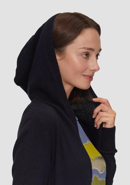 Produktbild s.Oliver Strickjacke Long-Cardigan mit Kapuze (36)