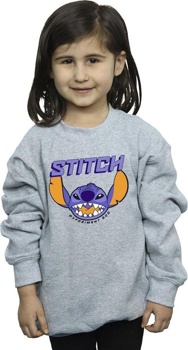 Actual product image Disney Girls Lilo And Stitch Purple Sweatshirt (128)