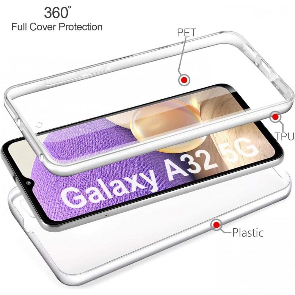 Thumbnail - Screenguard 360° Screen & Body Protector Samsung Galaxy A32 5G Hülle mit Folie (Samsung Galaxy A32 5G), Smartphone Hülle...