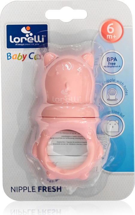 Actual product image Lorelli Baby Care Fruit Teat 2 in 1 Teether (1 x, from 6 m.)